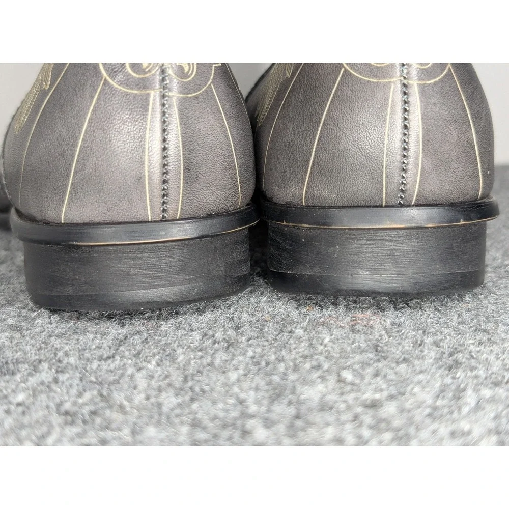 Mark Nason Lounge U Rock 71810 Men's Cross Leather Boots‎ Size 7 Gray